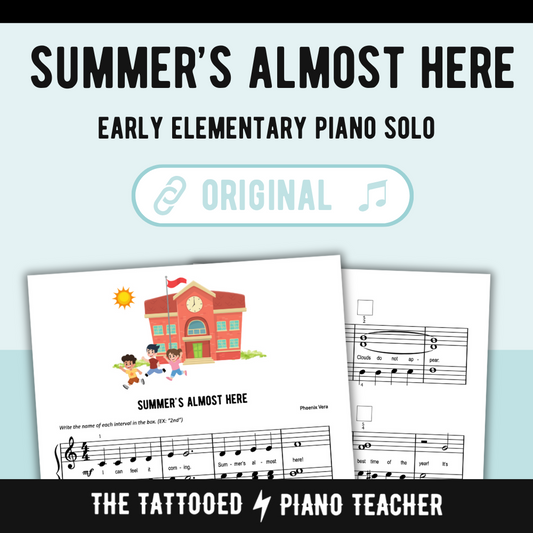 Summer's Almost Here - Early Elementary Piano Solo Sheet Music