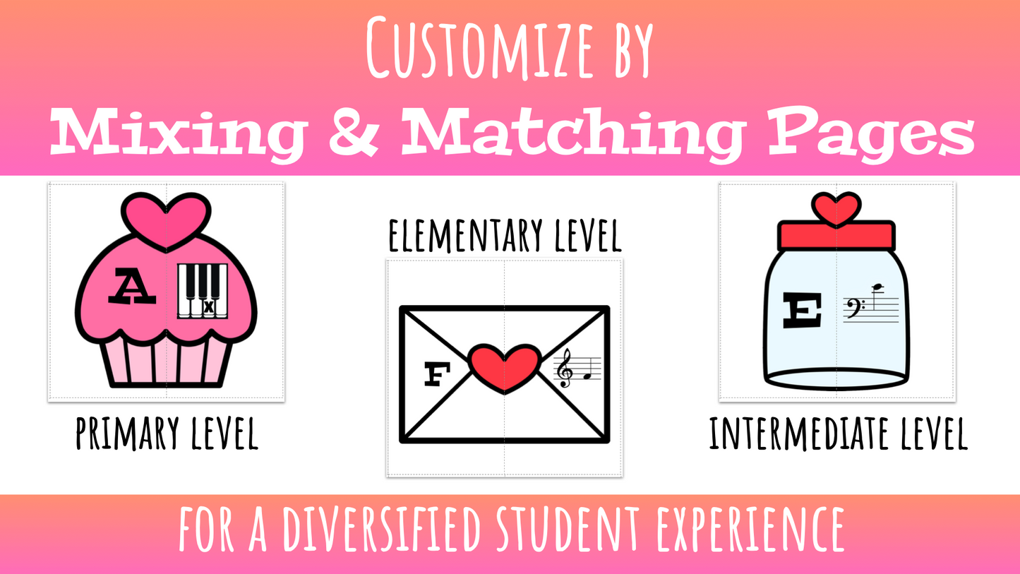 Valentine's Day Music Theory Puzzles