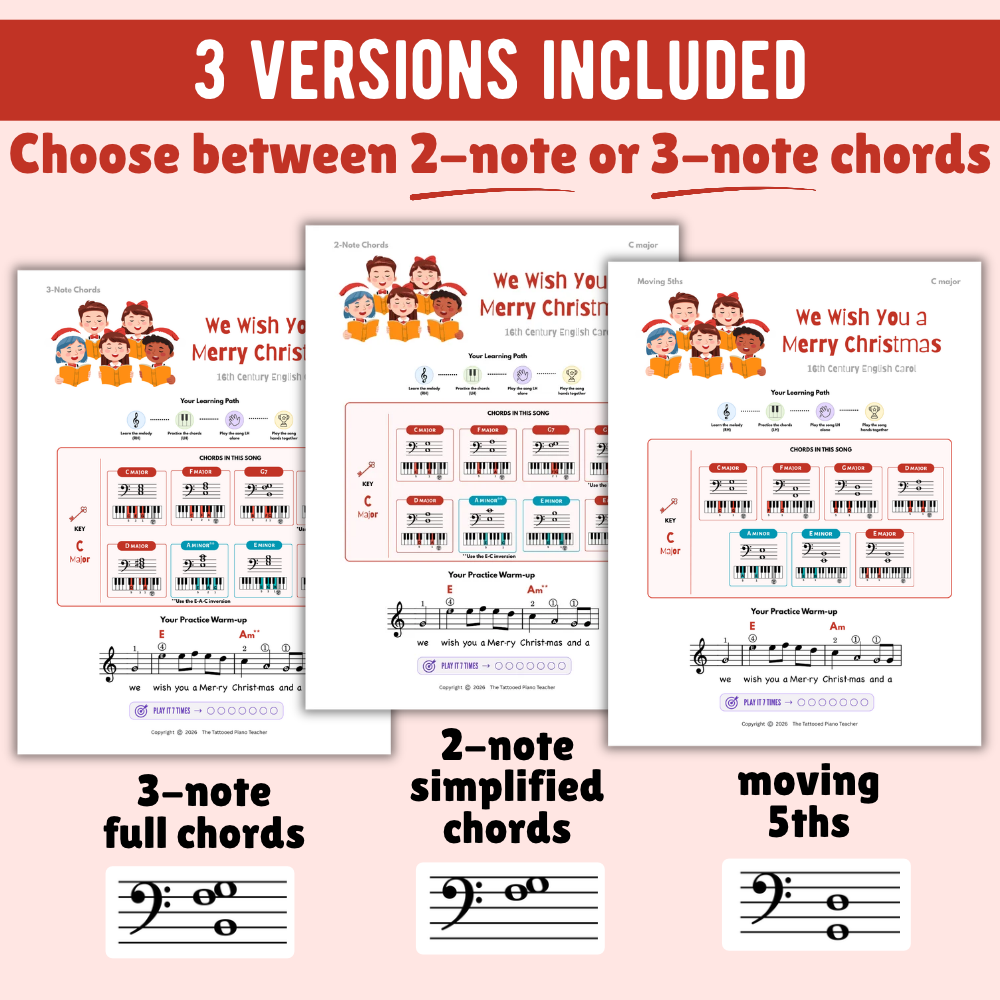 We Wish You a Merry Christmas Lead Sheet Music