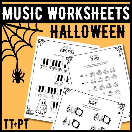 Halloween Music Worksheets